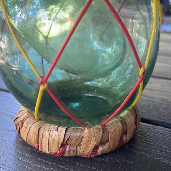 🍷Vintage Italian Blown Green Glass Wine Decanter 🍷 - Picture 11 of 14